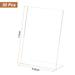 Acrylic Sign Holder 30 Pack, 8.5x11 Inches L Shaped Menu Display Stand - Clear