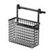 Kitchen Storage Basket Cabinet Door Organizer Holder Hanging Storage Organizer Basket Rack No Drilling Adjustable Over The Cabinet Door Organizer Basket Kitchen Style A 28x12x38cm