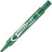 Avery Marks-A-Lot Large Desk-Style Permanent Marker Chisel Tip Green Dozen