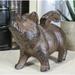 Cast Iron Small Whimsical Flying Pig Angel Decorative Statue Desk Paperweight