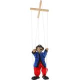 Pirate Marionette Puppet String Wood Pirate String Marionette Puppet Show Toy Interactive Pirate Toy