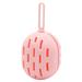 Silicone Makeup Sponge Holder Breathable Beauty Blender Travel Case with Detachable Hang Rope (pink)
