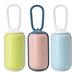 Etereauty 3 Pcs/1 Pack Portable Dog Waste Poop Bags Dispenser Pet Trash Bag Container with 45 Trash Bag for Pets Outdoor (Pink Blue/Green White/Blue White Each 1pc)