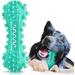 FNNMNNR Dog Toys Dog Teeth Cleaning Stick Chew Toy Squeaky Dog Chew Toothbrush Toys Natural Rubber Dental Care Chewing Cleaning Stick for Small Middle Large Dogs Natural Rubber Bone