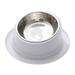 Slow Feeder Dog Bowl Stainless Steel Metal Dog Food Bowl for Fast Eaters Food Grade Dishwasher Safe Easy to Clean for Medium Sized Dogs gray grayï¼ŒG19499