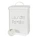 5L Storage Bucket Airtight Lid Multipurpose for Laun Detergent Cereal Rice Flour Cat Food Dog Food Canister - White