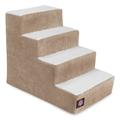 Majestic Pet Villa Pet Stairs 4 Steps Pearl Machine Washable Removable Cover 24 x 16 x 20