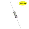 Uxcell 100K Ohm 1W Â±5% Tolerance Axile Lead Metal Oxide Film Resistor 100 Count