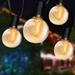 Globe Outdoor String Lights 25 FT Patio Lights with 27 G40 Shatterproof LED Bulbs (2 Spare) Waterproof Hanging Lights String for Outside Backyard Porch Deck Party