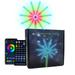 2023 Summer Clearance! WJSXC 40 Keys 10+1 Symp-hon Fire-works Lights Fire-works LED Strips Dream Color RGB Change Music Sound Sync Bluetooth Fire-works Lights with Remote Control LED Strip White