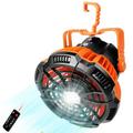 Meterk 2-in-1 Camping Fan Lantern Hanging Tent Fan Lantern Power Bank Tent Fan for Camping Fishing