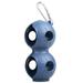 GLFSIL 1Pcs Golf Ball Holder Silicone 2 Balls Protective Carrier with Buckle 6 Colors