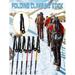 Pjtewawe climbing climbing goods trekking poles pack adjustable hiking or walking sticks - strong lightweight