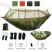 Double Portable Hammock with Tree Straps Lightweight Hammock Swing with Net for Backpacking Hiking Travel Outdoor