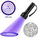 Pet Urine Detector Light Handheld UV Black Light Flashlight Portable Dog Cat Urine Carpet Detector Super Bright 51 LED UV Light for Pet Stain Minerals Automotive Leak Detection or Scorpion Hunting