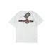 FLOW SOCIETY Short Sleeve T-Shirt: White Color Block Tops - Kids Boy's Size X-Small