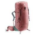 deuter Damen Trekkingrucksack AIRCONTACT LITE 45 + 10 SL, rot, Einheitsgröße