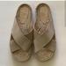 Anthropologie Shoes | Anthropologie Pima2 Beige Suede Espadrille Sandals | Color: Cream/Gray | Size: 6