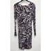 Anthropologie Dresses | Anthropologie Velvet Animal Print Faux Wrap Midi Bodycon Dress Size Small | Color: Black/White | Size: S