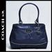 Coach Bags | Coach Park Elevated Leather Snakeskin F19969 | Color: Blue/Silver | Size: Os