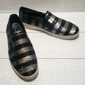 Michael Kors Shoes | Mk 8.5 Black And Silver Sequin Flat Loafers | Color: Black/Silver | Size: 8.5