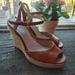 Michael Kors Shoes | Michael Kors Espadrille Wedge Sandals | Color: Brown/Tan | Size: 7.5