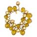 Kate Spade Jewelry | Kate Spade 2009 Holiday Collection Citrine Yellow Gold Vintage Bead Bracelet | Color: Gold/Yellow | Size: Os