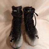 Under Armour Shoes | Men's Under Armour Highlight Franchise Football Cleats (Size 9.5) Black & White | Color: Black/White | Size: 9.5