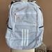 Adidas Bags | Adidas League 3 Stripe Backpack | Color: Gold/Gray | Size: Os