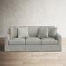 Birch Lane™ Carlin 3 Seat Sofa Polyester in Brown/White | 38 H x 88 W x 41 D in | Wayfair 4358948292374E408165CFAB72E0EC7C