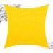 Colourtree Customize Waterproof 14' x 14' Square Sun Shade Sail, Stainless Steel in Yellow | 168 W x 168 D in | Wayfair TADS14-8