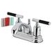 Kingston Brass Centerset Bathroom Faucet w/ Drain Assembly | 3.5 H x 4 W x 4 D in | Wayfair FB2601CKL