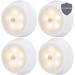 menggutong Motion Sensor Closet Lights, Wireless, Push Light, Tap Light | 1.41 H x 3.15 W x 3.15 D in | Wayfair 3677EV538N2MWO91