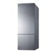 Summit Appliance 28" Bottom Freezer Refrigerator 14.6 cu. ft. Energy Star Refrigerator in Gray | 67 H x 27.63 W x 26.75 D in | Wayfair