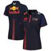 Women's Castore Sergio Perez Navy Red Bull Racing 2023 Driver Edition Quarter-Zip Polo
