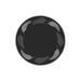 Black/Gray Round 5'11" Area Rug - East Urban Home Round Beaty Machine Made Power Loomed Area Rug in Polyester | Wayfair