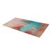 Blue 59 x 39 x 0.31 in Area Rug - East Urban Home Machine Abstract Machine Woven Area Rug in Red/Polyester | 59 H x 39 W x 0.31 D in | Wayfair