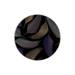 Black/Brown Round 2'7" Area Rug - East Urban Home Round Machine Made Power Loomed Area Rug in Black/Purple/Brown Polyester | Wayfair