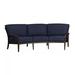 Woodard Andover 106" Wide Outdoor Patio Sofa w/ Cushions Sunbrella® Fabric Included in Black | Wayfair 510464-92-08Y