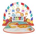 Eners Baby Gyms Play Mats Musical Activity Center Baby Piano Gym Mat Tummy Time Baby Mat Toys for Newborn Toddler Infants (Red)
