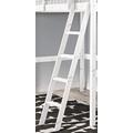 Strictly Beds and Bunks Pine Bunkbed Ladder - Replacement Bunk Bed Slanted Ladder Solid Pine, Natural, White, Black or Grey (White)