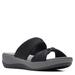 Clarks Arla Coast - Womens 8.5 Black Sandal Medium