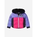 DKNY Girls Hooded Puffer Jacket Size 4 Yrs