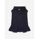 Moncler Enfant Girls Sleeveless Hooded Dress In Navy Size 10 Yrs