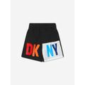 DKNY Boys Logo Swim Shorts In Black Size 14 Yrs