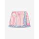 Emilio Pucci Girls Marmo Print Skirt In Pink Size 14 Yrs