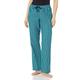 Amazon Essentials Damen Schlafhose aus Flanell (in Übergröße erhältlich), Blau Grün Streifen, XXL Große Größen