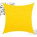 Colourtree Customize Waterproof 14' x 14' Square Sun Shade Sail, Stainless Steel in Yellow | 144 W x 144 D in | Wayfair TAD-S-12x12-Yellow