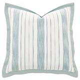 Eastern Accents Laguna by Barclay Butera Striped Euro Sham 100% Cotton in Gray/Pink/White | 27 H x 27 W x 8 D in | Wayfair 7FB-BB-EUS-48