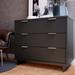 Manhattan Comfort Granville 38.18" Modern Standard 3 Drawer Dresser